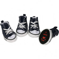 4 Pcs pet dog puppy canvas sport shoes sneaker boots outdoor nonslip causal shoes 4 Pcs pet dog puppy canvas sport shoes sneaker boots outdoor nonslip causal shoes
