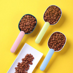 Multifunctional dog food spoon pet feeding spoon with sealed bag clip Multifunctional dog food spoon pet feeding spoon with sealed bag clip