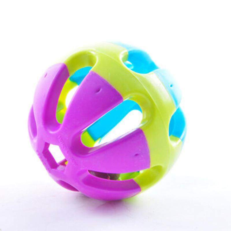 Random 1 Pcs Pet Small Dog Cat Kitten Puppy Play Training Chew Fetch Catch Funny Ball Toy