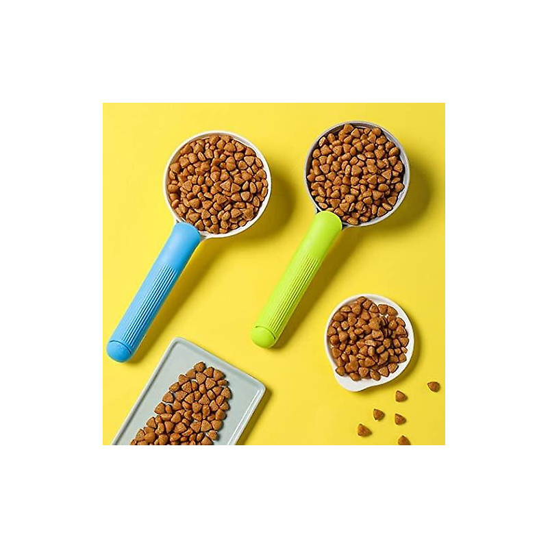Yoitea Cat Food Scoop Portable: Pet Food Scooper Dog Measuring Scoop Serving Snacks Treats Scoop With Mini Spoon [...]