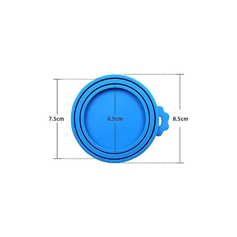 2 Pcs Pet Food Can Lids,pet Food Cans Soft Silicone Dog Cat Can Lids 1 Fit 3 Standard Size Food Can Lids For Cat [...]