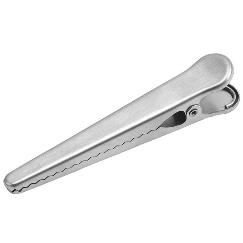 10Pcs Stainless Steel Food Storage Bag Sealing Machine Sealing Clip Kitchen Household Clip Tool