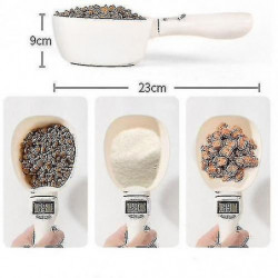 Cuillère de mesure multifonctionnelle, échelle de mesure d’alimentation pour animaux de compagnie Cuillère de mesure multifonctionnelle, échelle de mesure d’alimentation pour animaux de compagnie