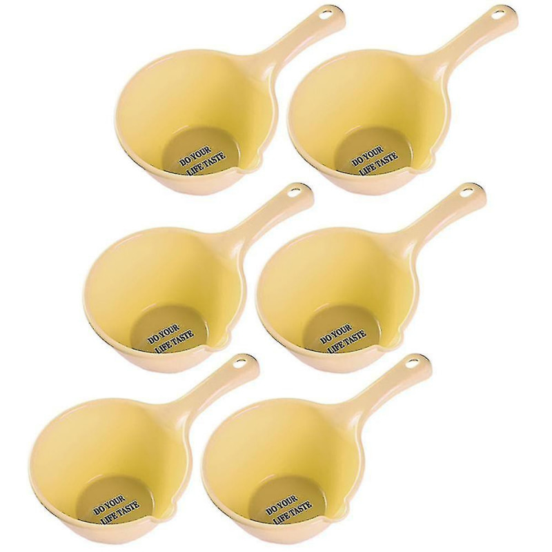6 Pack Plastic Bathing Ladle Spoons, Thicken Kitchen Ladles Bathroom Water Scoop Cup, Water Dipper With Handle [...]
