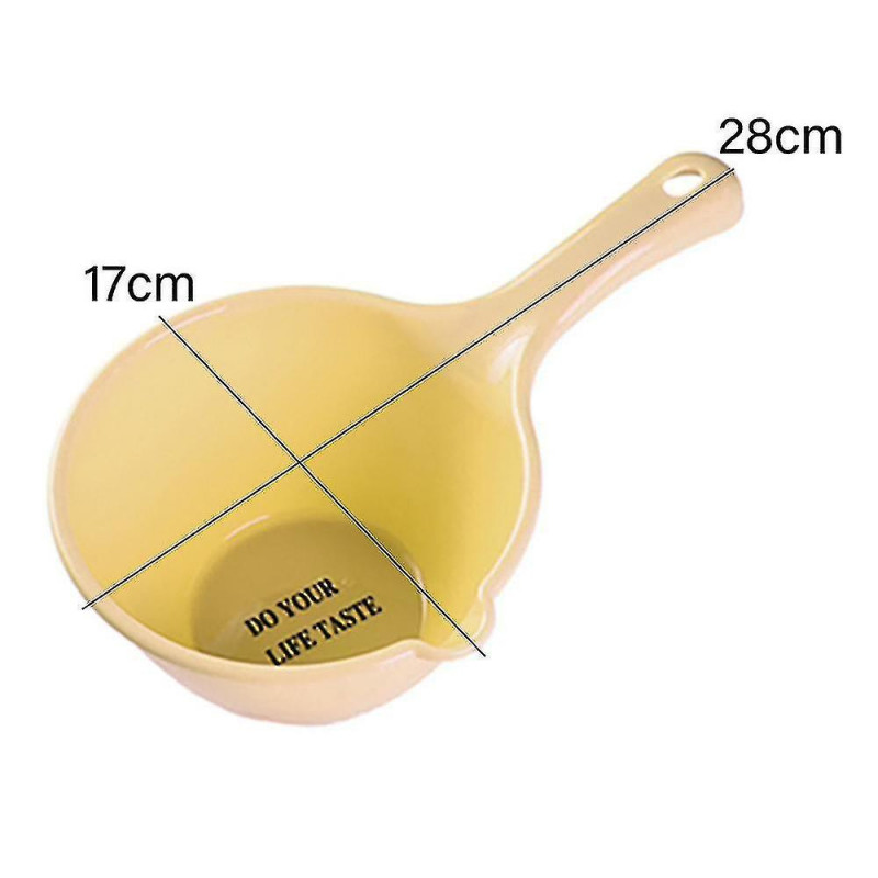 6 Pack Plastic Bathing Ladle Spoons, Thicken Kitchen Ladles Bathroom Water Scoop Cup, Water Dipper With Handle [...]