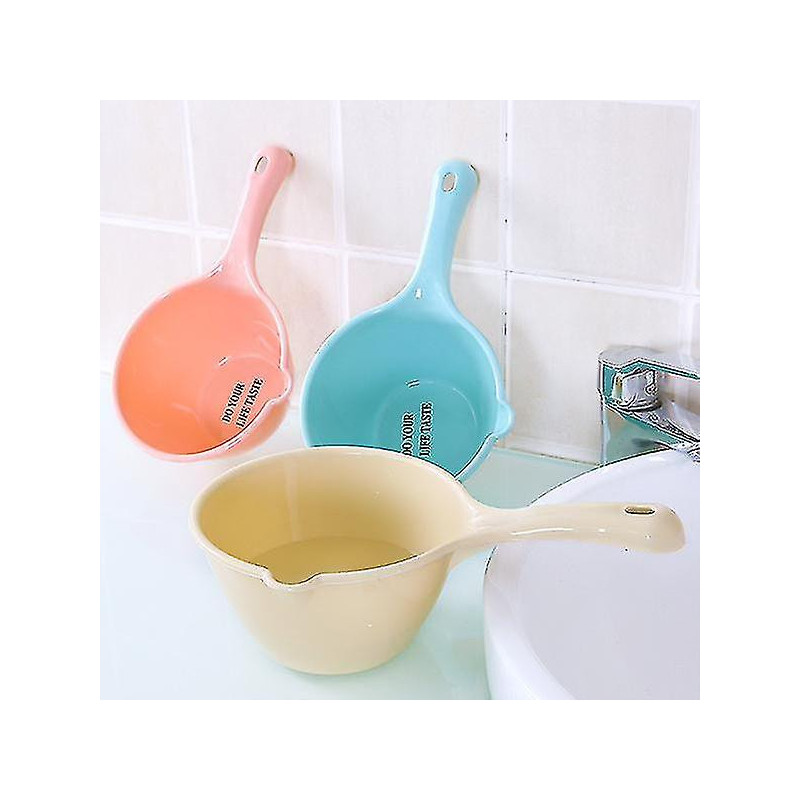 6 Pack Plastic Bathing Ladle Spoons, Thicken Kitchen Ladles Bathroom Water Scoop Cup, Water Dipper With Handle [...]