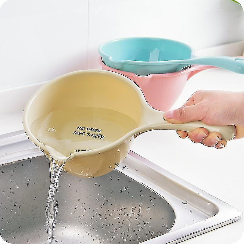 6 Pack Plastic Bathing Ladle Spoons, Thicken Kitchen Ladles Bathroom Water Scoop Cup, Water Dipper With Handle [...]