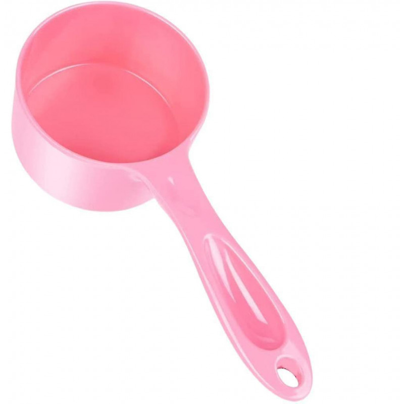 Super Design Sturdy Melamine Food Scoop For Dogs Cats Birds, Measuring Cup, Long Comfortable Handle