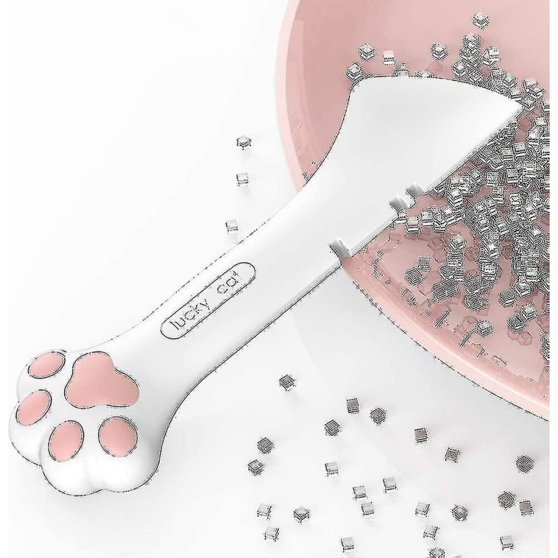 2pack Pet Can Opener Multifuctional Small Pet Food Can Spoon Set/adorable Silicone Food Canned Spoon F