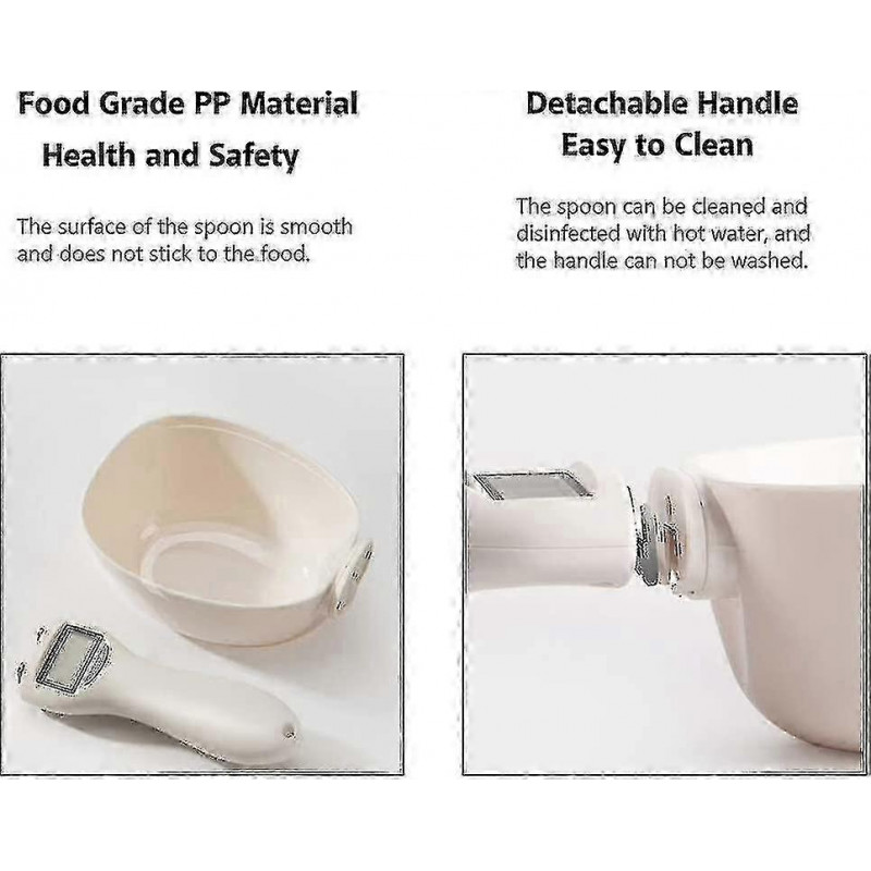 Pet Food Measuring Scoop Electronic Spoon Weighing Precise Dog_Feb