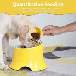 Sturdy Melamine Food Scoop For Dogs Cats Birds, Measuring Cup, Long Comfortable Handle 50g Yellow 50g Orange Sturdy Melamine Food Scoop For Dogs Cats Birds, Measuring Cup, Long Comfortable Handle 50g Yellow 50g Orange