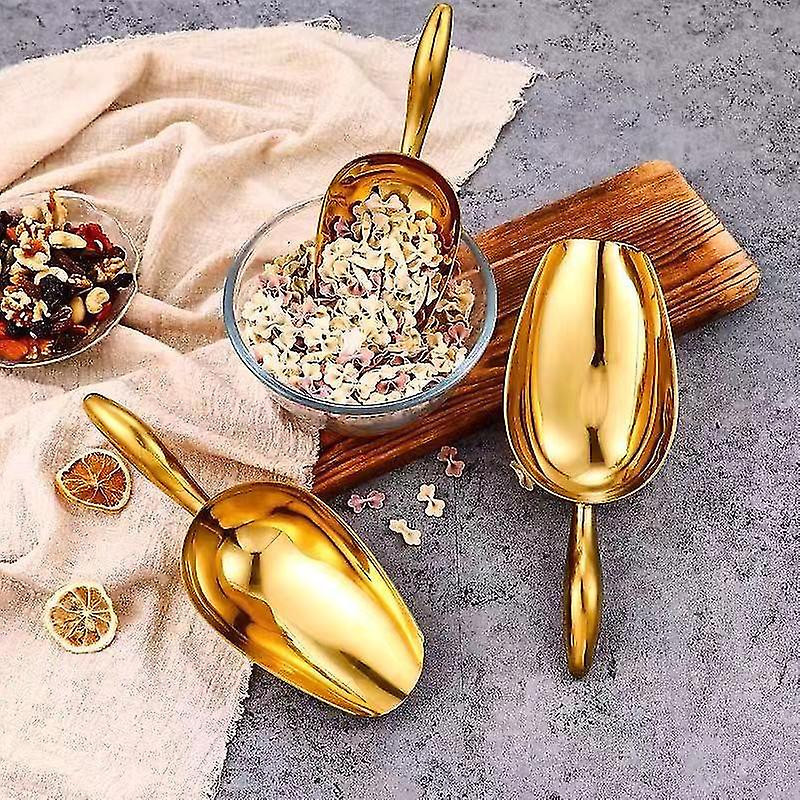 31cm Stainless Steel Scoop Ice, Dog Cat Food