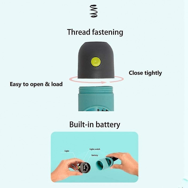 Dog Poop Waste Bags Holder With Led Flashlight|cute Doggie Poo Bags Dispenser For Pet Leash|trash Waste Bags [...]