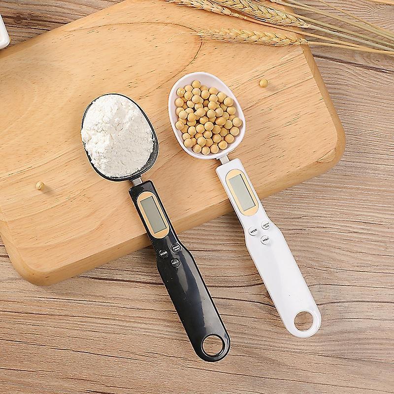 Electronic Kitchen Scale 500g 01g Spoon Scale Display Digital Weight Measuring Spoon Digital Mini Kitchen Tool Black