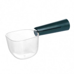 Pet Food Scooper With Measurements Scale Scoop Clear Spoon Comfortable Grip Pet Food Scooper With Measurements Scale Scoop Clear Spoon Comfortable Grip