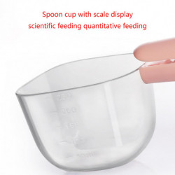 Pet Food Scooper With Measurements Scale Scoop Clear Spoon Comfortable Grip Pet Food Scooper With Measurements Scale Scoop Clear Spoon Comfortable Grip