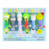 6 Pcs Cute Cartoon Highlighter Detachable Combinable Paint Pen For Students