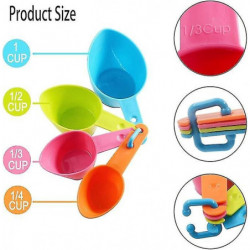 4 Pcs Pet Food Measuring Cups Plastic Pet Food Measuring Cups for Dogs Cats Birds Kitchen Accessories (Random Color) 4 Pcs Pet Food Measuring Cups Plastic Pet Food Measuring Cups for Dogs Cats Birds Kitchen Accessories (Random Color)
