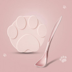 Portable Silicone Dog Cat Canned Lid 2-in-1food Sealer Spoon Pet Food Cover Bowl Portable Silicone Dog Cat Canned Lid 2-in-1food Sealer Spoon Pet Food Cover Bowl