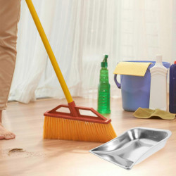 Household Trash Shovel Stainless Steel Litter Scoop Durable Dustpan Practical Cleaning Shovel Household Trash Shovel Stainless Steel Litter Scoop Durable Dustpan Practical Cleaning Shovel