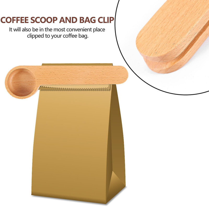 6 Pcs Scoop And Bag Clip,tablespoon Measuring Scoop, Bags Er,for Ground Bea