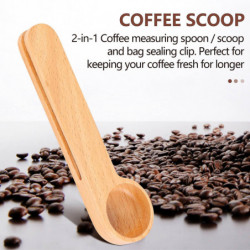 6 Pcs Scoop And Bag Clip,tablespoon Measuring Scoop, Bags Er,for Ground Bea 6 Pcs Scoop And Bag Clip,tablespoon Measuring Scoop, Bags Er,for Ground Bea