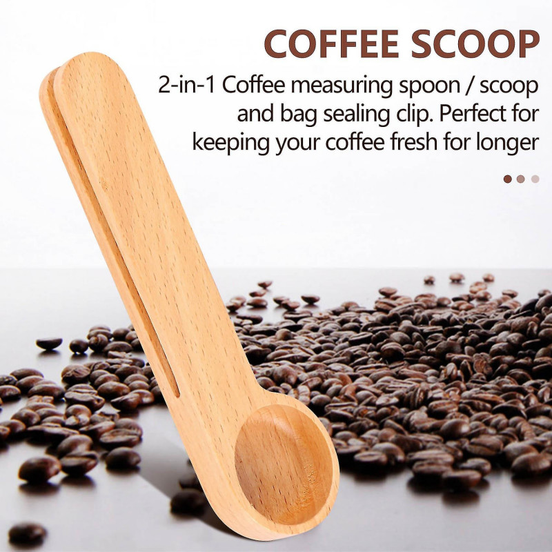 6 Pcs Scoop And Bag Clip,tablespoon Measuring Scoop, Bags Er,for Ground Bea