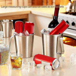 Less Steel Measuring With Mar With ,kit Practical Measuring Container (5 Less Steel Measuring With Mar With ,kit Practical Measuring Container (5