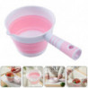 1pc home kitchen foldable water ladle simple hanging plastic water scoop