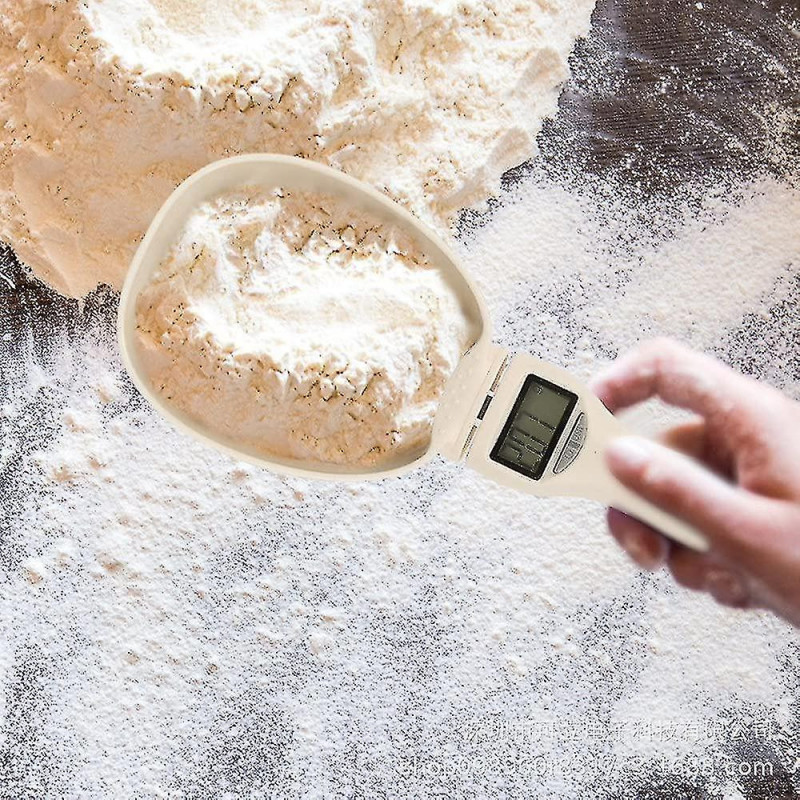 Pet Food Measuring Spoon Dog Food Measuring Cup, Digital Scale Spoon Removable Cup Feeding Bowl For Measuring Pet Food