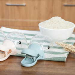 Multi-function Food Spoon Portable Cup Spoon Portion Control Sealing Clip for Rice Pet Food Multi-function Food Spoon Portable Cup Spoon Portion Control Sealing Clip for Rice Pet Food