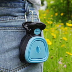Scooper de caca, scoop de caca portable pour chien et chat ramassage des déchets, compartiment à déchets extensible