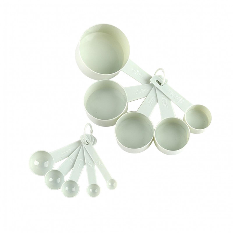 10Pcs Measuring Spoon Comfortable Grip Multifunctional Measuring Cup Easy to Clean Measurement Tools for Home Kitchen