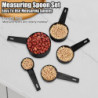 10Pcs Measuring Spoon Comfortable Grip Multifunctional Measuring Cup Easy to Clean Measurement Tools for Home Kitchen