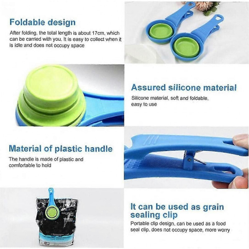 Multifunctional Portable Pet Spoon Spoon Dog Food Cat Food Silicone Measuring Spoon Grain Holder Pet Dog Supplies [...]