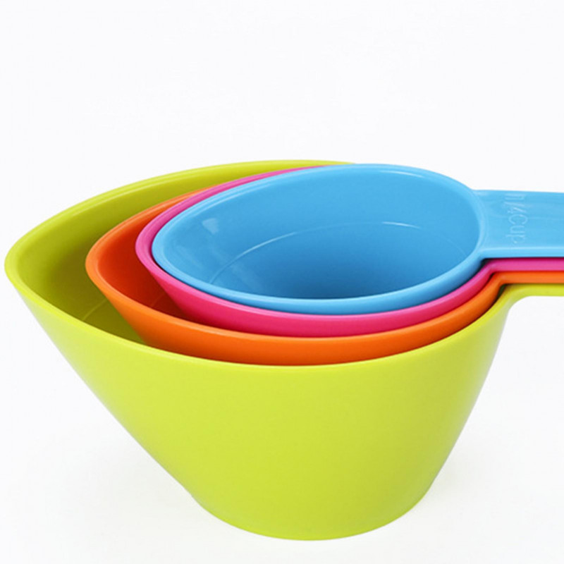 1 Set Measuring Spoon Hanging Hole Design Precise With Clear Scale Easy To Clean Convenient Diy Cake Plastic [...]