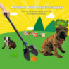 Pet Dog Long Handle Pet Pooper Scooper Dog Cat Waste Picker Jaw Poop Scoop Pick Up Clean Waste