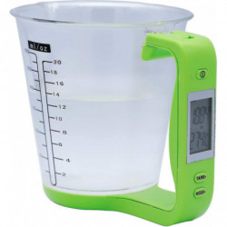 Digital Kitchen Scale And Measuring Cup With Black Lcd Display Digital Kitchen Scale And Measuring Cup With Black Lcd Display