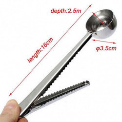 Stainless Steel Coffee Spoon With Bag Clip Sealing Tea Measuring Coffee Scoop Clip Multifunctional Food Kitchen Tools Stainless Steel Coffee Spoon With Bag Clip Sealing Tea Measuring Coffee Scoop Clip Multifunctional Food Kitchen Tools
