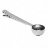 Stainless Steel Coffee Spoon With Bag Clip Sealing Tea Measuring Coffee Scoop Clip Multifunctional Food Kitchen Tools