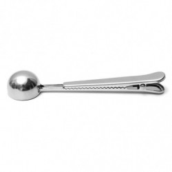 Stainless Steel Coffee Spoon With Bag Clip Sealing Tea Measuring Coffee Scoop Clip Multifunctional Food Kitchen Tools Stainless Steel Coffee Spoon With Bag Clip Sealing Tea Measuring Coffee Scoop Clip Multifunctional Food Kitchen Tools