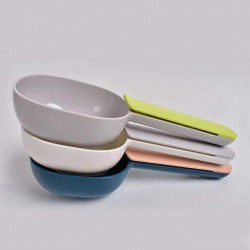 Pet Food Scoop, Durable Pet Dry Food Feeding Spoon Plastic Handle With Clip Pet Food Scoop, Durable Pet Dry Food Feeding Spoon Plastic Handle With Clip