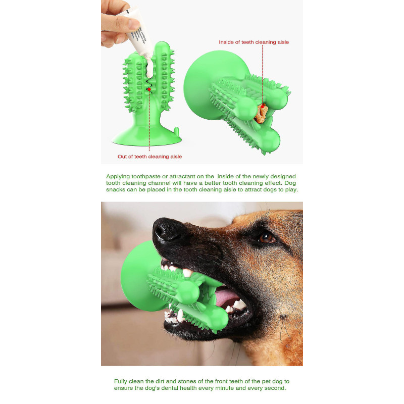Brosse à dents pour chien Molar Stick Fuite De nourriture Résistant aux morsures