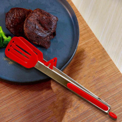 Silicone Food Clip Stainless Steel Food Clip Outdoor Barbecue Clip Steak Clip Bread Clip Scalding Barbecue Meat [...]