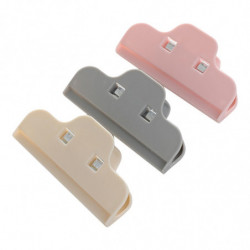 3pcs Kitchen Tool Holder Sealing Clip Plastic Accessories Household Food Preservation Abs Snack Bag 3pcs Kitchen Tool Holder Sealing Clip Plastic Accessories Household Food Preservation Abs Snack Bag