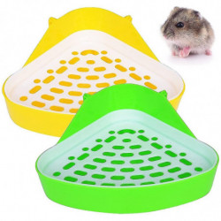 2pcs Small Animal Toilet Small Animal Triangle Toilet Potty Trainer Pet Toilet Pet Litter