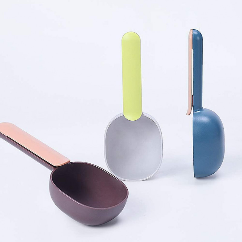 Pet Food Spoon, Dog Food Spoon,ABS Dog Food Scoop, Spoon, Cat Food Scoop, 2 Pieces (Pink)