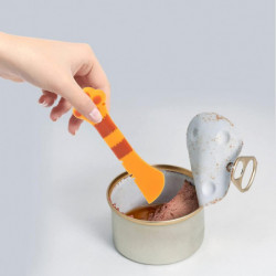 Pet Food Can Spoon Paw Shaped Food Pet Feeding Spoon Cartoon Pet Food Feeder (Pink ) Pet Food Can Spoon Paw Shaped Food Pet Feeding Spoon Cartoon Pet Food Feeder (Pink )