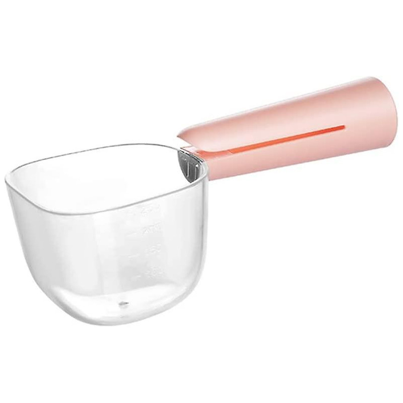 Pet Food Spoon, Dog Food Spoon,ABS Dog Food Scoop, Cat Food Scoop, 1 Piece (Scale White)