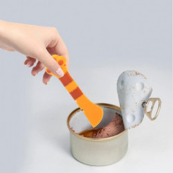 Pet Food Can Spoon Paw Shaped Food Pet Feeding Spoon Cartoon Pet Food Feeder (pink ) Pet Food Can Spoon Paw Shaped Food Pet Feeding Spoon Cartoon Pet Food Feeder (pink )